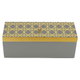 Al Saif Gallery Wooden Box, 27X10X10 Cm - Golden Grey product image 1