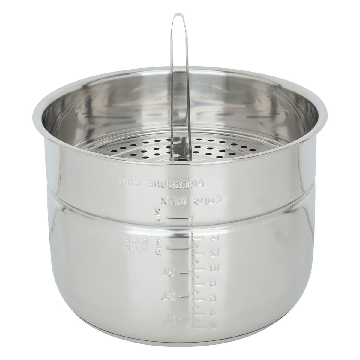 Al Saif Gallery Steel Inner Pot, Edison Pressure Cooker, 8 Liters - Silver product image