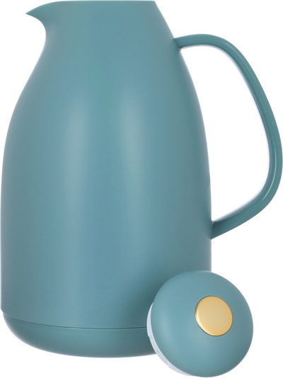 Al Saif Gallery thermos, 2 liters, thermal glass inner container, plastic outer shell - turquoise product image 4