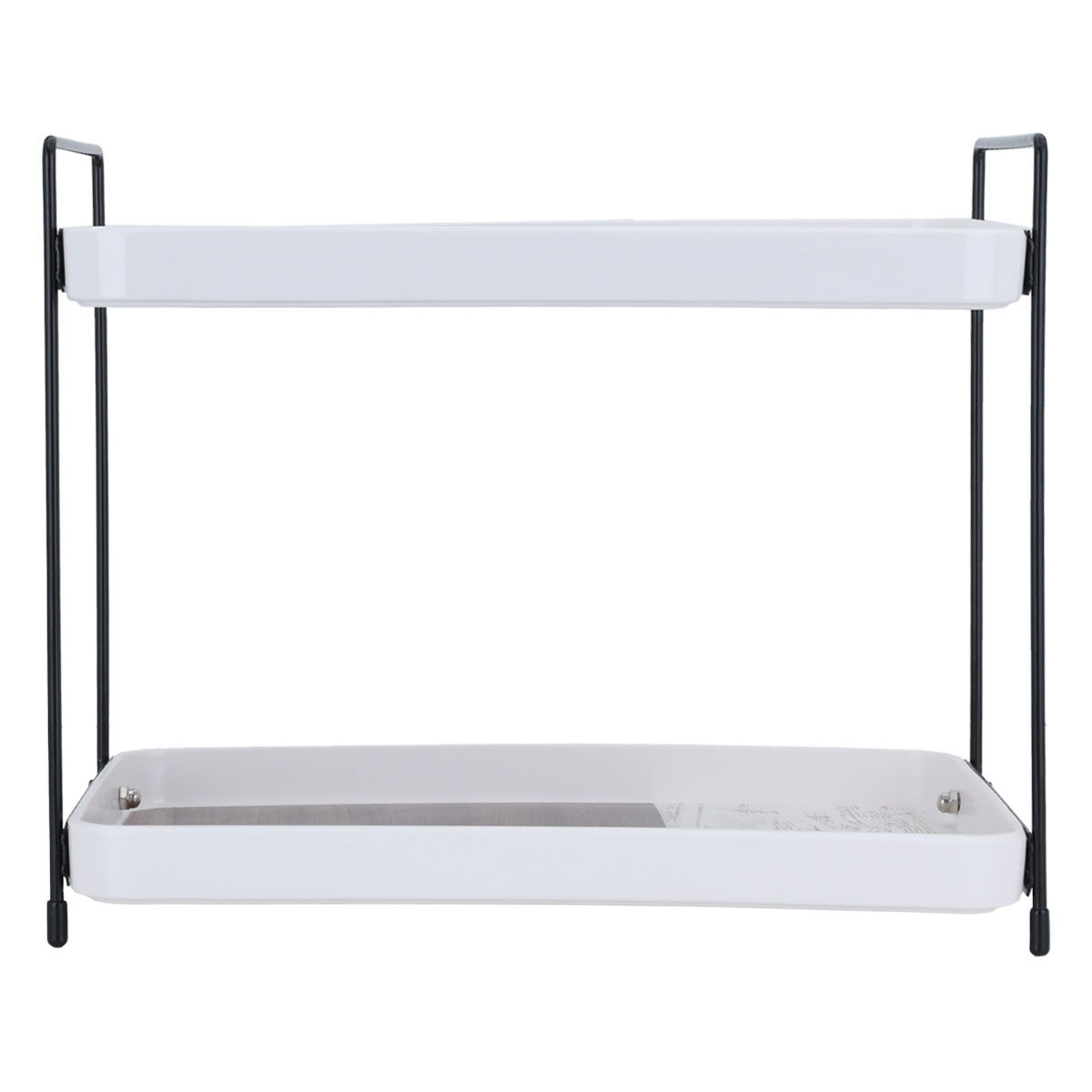 ستاند تقديم بلاستيك السيف غاليري، 30×19×25 سم، دورين، مستطيل - أبيض product image 2