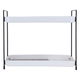 ستاند تقديم بلاستيك السيف غاليري، 30×19×25 سم، دورين، مستطيل - أبيض product image 2