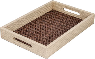 طوفرية تقديم خشب السيف غاليري، 36.5x24x5 سم، مستطيل، إيطار - بيج بني product image 2