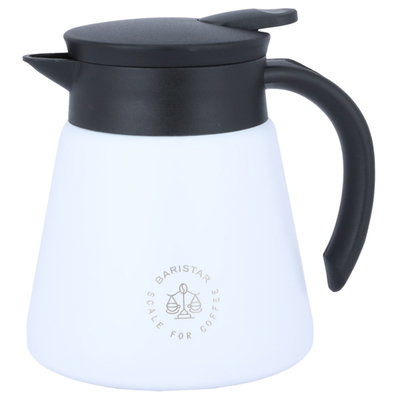 Baristar thermos, 680 ml, steel inner shell, plastic outer shell - black white product image 1