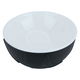 Al Saif Gallery Porcelain Built-In Bowl, 11 x 21 x 21 cm, Round with Base - Black product image 1