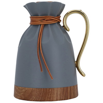 ترمس بلقيس إفرست، 1 لتر، حافظة داخلية زجاج حراري - رمادي غامق product image 2