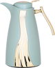 Al Saif Gallery Karma thermos set, 1 liter, 2 pieces, thermal glass inner shell, steel outer shell - Tiffany product image 5