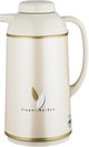Abu Feel Japanese Stainless Steel Zogrishi Thermos, 1 Liter, Glass Inner Container, Push Button - Beige product image 2