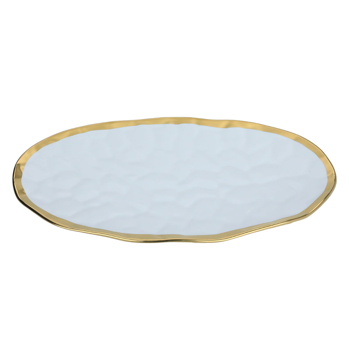 صحن تقديم بورسلان السيف غاليري، 14 انش، بيضاوي - أبيض product image