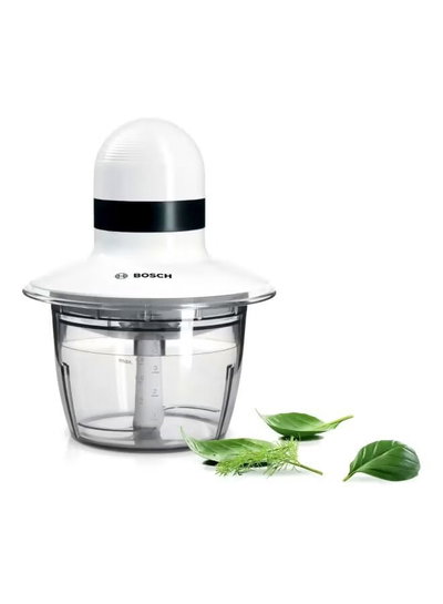 Bosch MMR08A1 Vegetable Chopper, 400W, 800ML, Stainless Steel Blades - White Transparent product image 2