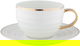 طقم سفرة بورسلان السيف غاليري، 60 قطعة - ابيض ذهبي product image 6