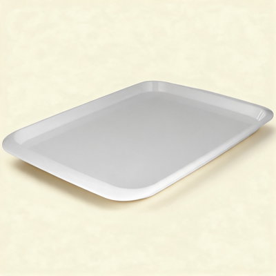 طوفرية تقديم ميلامين الصحاح، 52x36 سم - ابيض product image 1