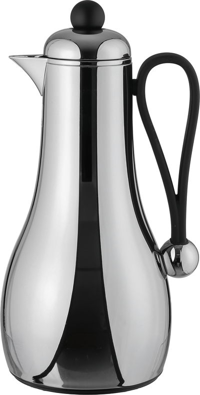 طقم ترامس غيم السيف غاليري، قطعتين، 1/1 لتر، حافظة داخلية زجاج، يد اسود - فضي product image 6