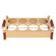 Al Saif Gallery Cup Holder, 8 Places - Gold product image 2