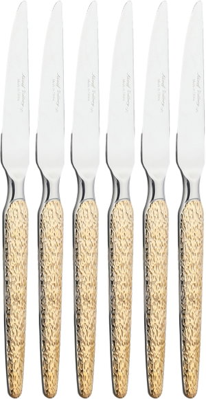 طقم سكاكين حلا استيل السيف غاليري، 6 قطع - فضي هبي product image