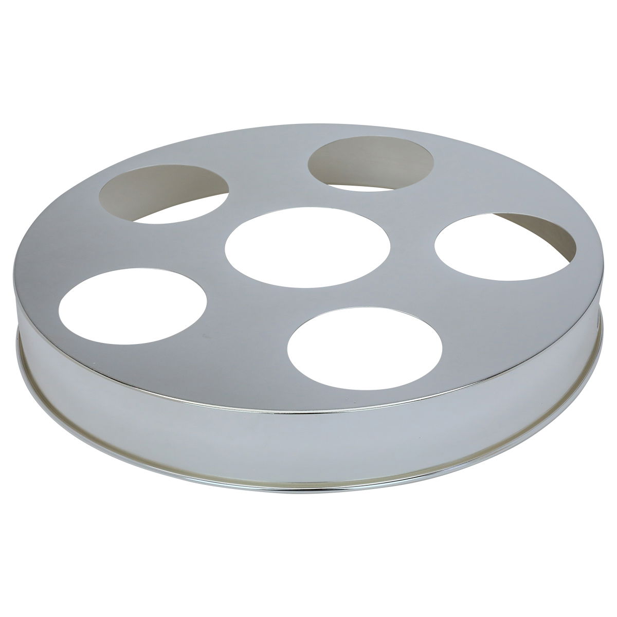 طقم تقديم فطور استيل السيف غاليري، 6 قطعة، دائري - فضي product image 3