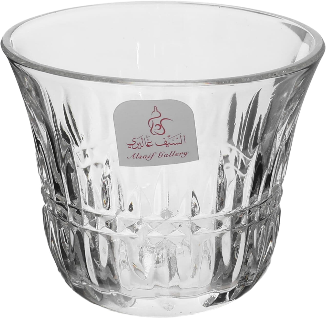 طقم شاي و قهوة زجاج السيف غاليري، 18 قطعة - شفاف product image 2