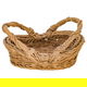Al Saif Gallery Oval Wicker Serving Basket, 22 X 20 X 6 Cm - Beige product image 1