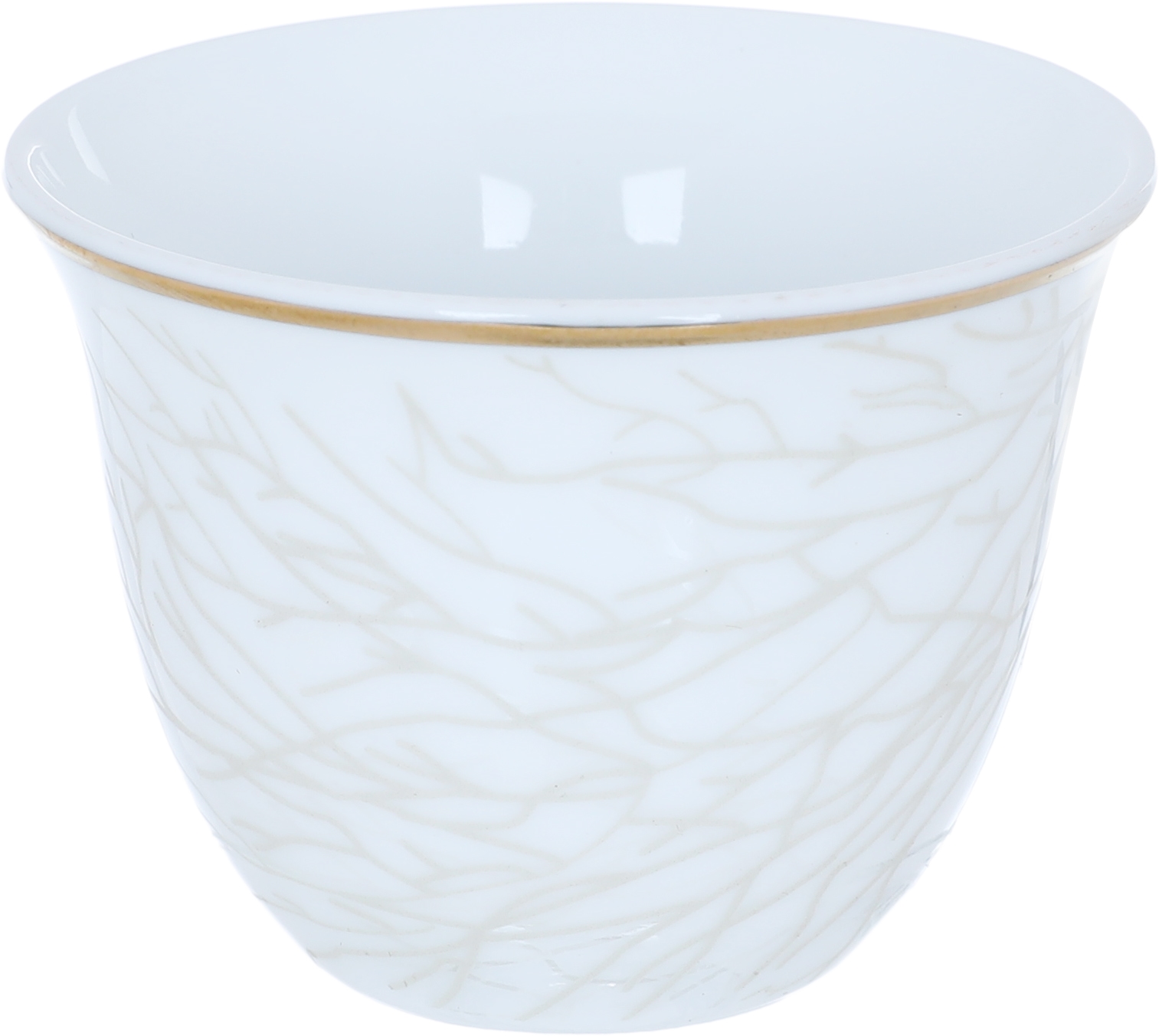 Al Saif Gallery porcelain coffee cup set, 12 pieces - white product image 2