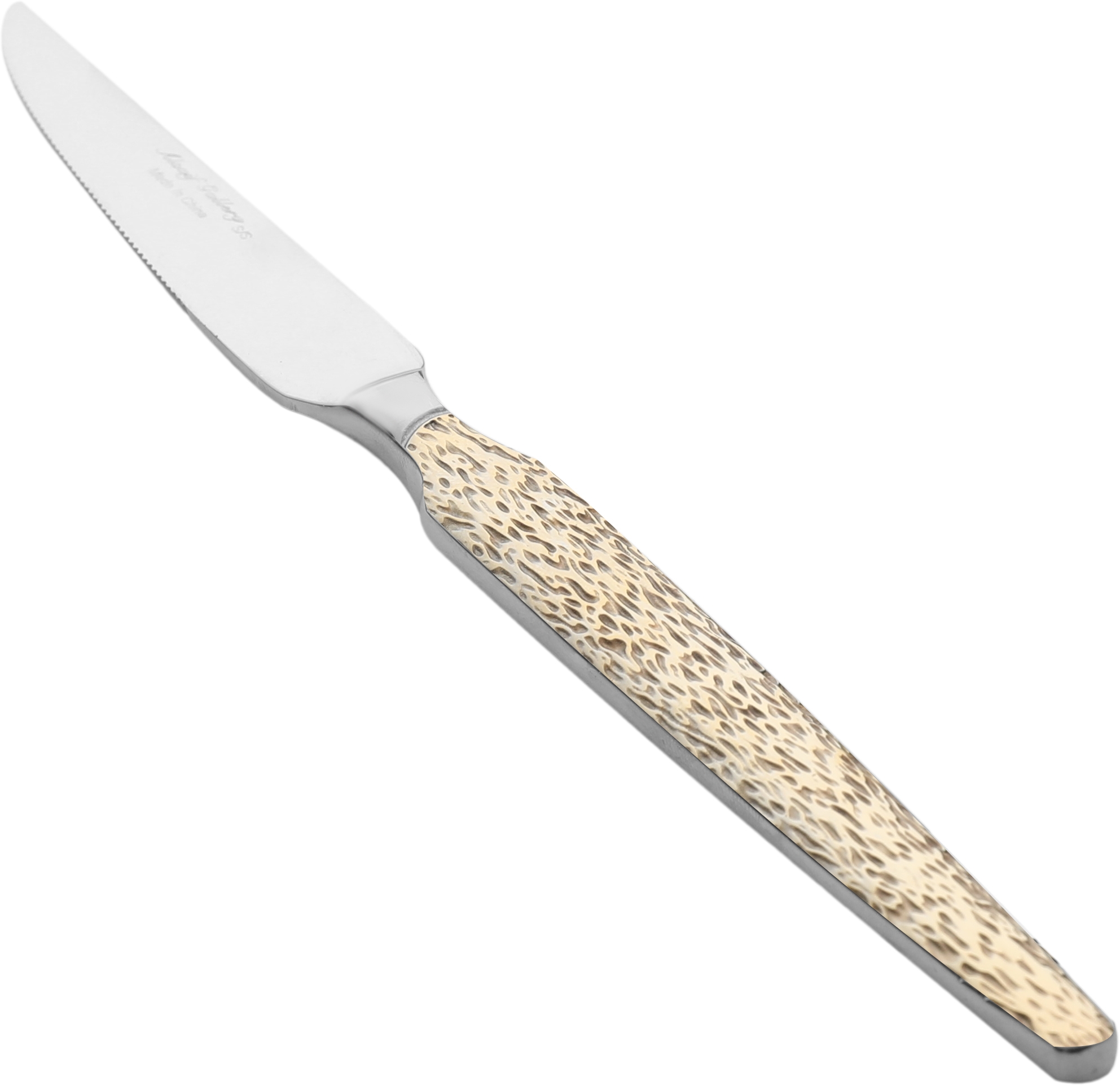 Al Saif Gallery steel cutlery set, 72 pieces - golden silver product image 19
