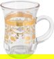Max Glass Teapot Set, Gold and Silver Embossed, 6 Pieces - Clear product image 2