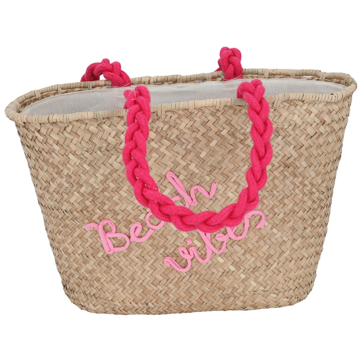 Al Saif Gallery wicker bag, 50x14x33 cm - beige product image