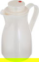 Rotpont thermos, 0.5 liters, glass inner container, plastic outer shell - white product image 3