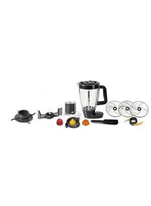 محضر طعام دابل فورس مولينكس، 1000 واط، 3 لتر، FP827E27 - رمادي اسود product image 2