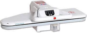 مكواة كبس بخار كي ام سي، 80 سم، 1900 واط، قاعدة حديد، KMSP8008 - ابيض product image