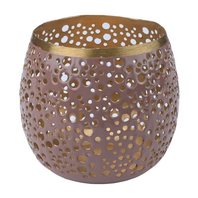 Al Ain Al ANdalusia Steel Lantern, 12x12x12 cm - Beige product image 1