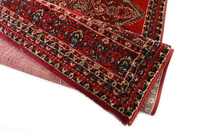 سجاده سوبر تيماء شكل مستطيل، 0.80×3 سم، صنع آلياً - احمر product image 3