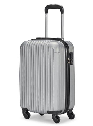 طقم شنط سفر ABS ليمرا، 3 مقاسات، 4 عجلات، WM-216-3PCS - فضي product image 2