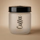 Saif Gallery Glass Can, 425 ml, with Lid - Clear product image 1