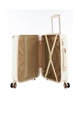 طقم شنط سفر ABS ليمرا، 5 مقاسات، 4 عجلات، زاويه 360 درجة، LMA-1464 - بيج ذهبي product image 5