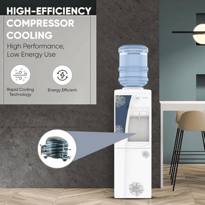 مبرد مياة نيكاي، 500 واط، 16 لترًا مع ثلاجة، بارد/حار، NWD1206NK - ابيض product image 5