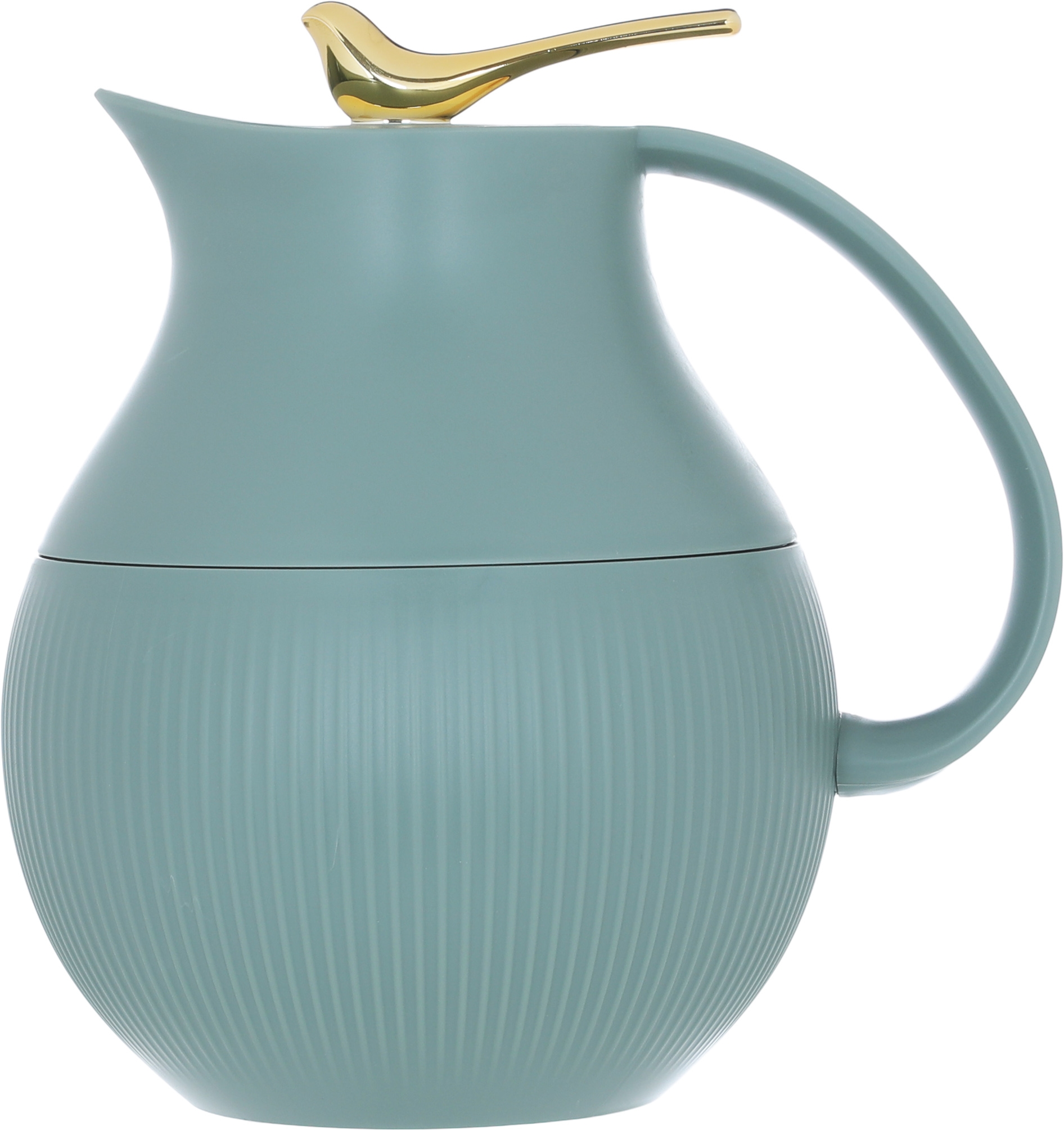 Al Saif Gallery Royal 6 thermos, 950 ml, glass inner container, plastic outer shell - green product image