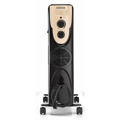 دفاية زيت بلاك اند ديكر، 2500 واط، 11 ريشة، 3 مستويات، OR011FD-B5 - اسود product image 7