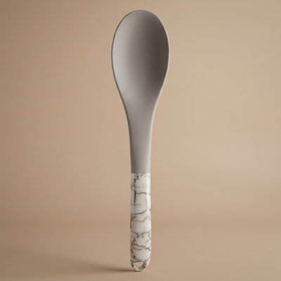 ملعقة سيلكون السيف غاليري، مقبض رخامي - رمادي product image 1
