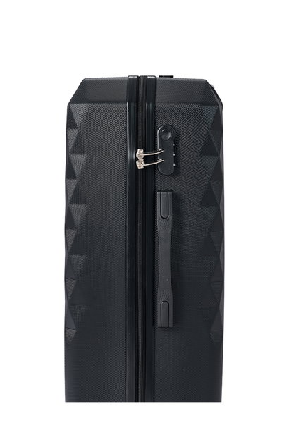 Lemra ABS Luggage Set, 3 Pieces, LMA-1528 - Black product image 4