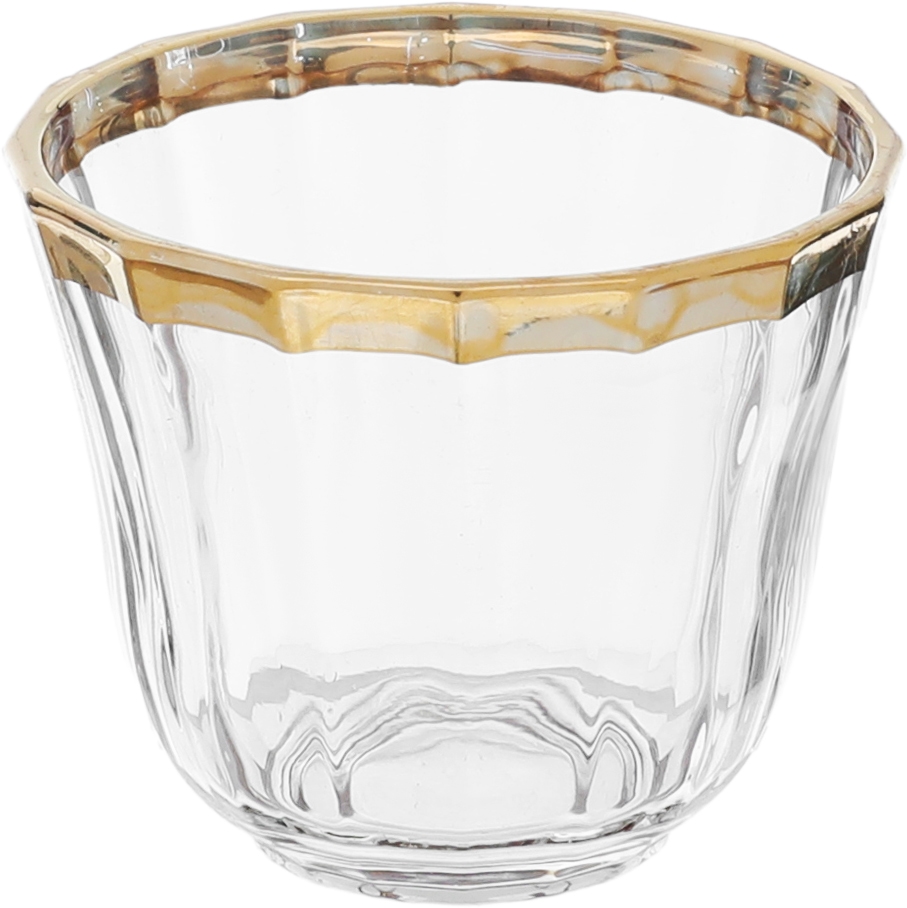 طقم اكواب قهوة رويال زجاج السيف غاليري، 90 مل، 6 قطع - شفاف product image 2