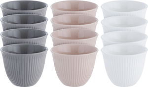 Saudi Porcelain Coffee Cup Set, Al Saif Gallery, 12 Pieces - Colored product image