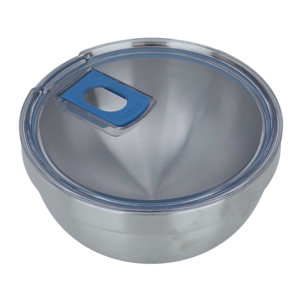 حافظة طعام استيل السيف غاليري، 600 مل، دائري عميق بغطاء - فضي product image