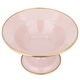 Al Saif Gallery Steel Serving Plate, 20 cm, with base - light pink product image 2