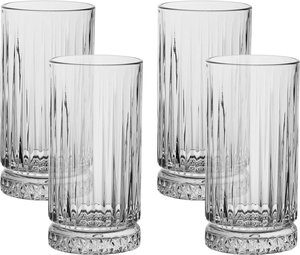 Pasabahce glass water cups, 4 pieces, 365 ml - clear product image