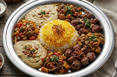 تبسي استيل السيف غاليري، 45 سم، دائري - فضي product image 2