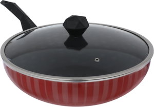 مقلاه عميقة تيفلون السيف بلص، 30 سم، - احمر product image 2