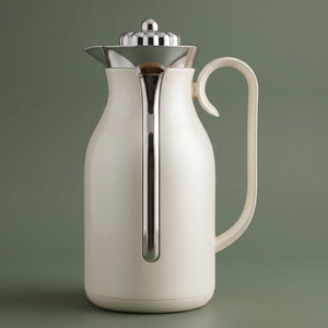 Timeless Rayana Thermos, 1 liter, thermal glass inner container, plastic outer shell - pearl product image