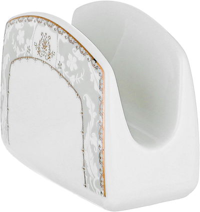 طقم سفرة بورسلان السيف غاليري، 65 قطعة، خطوط ذهبية - ابيض product image 10