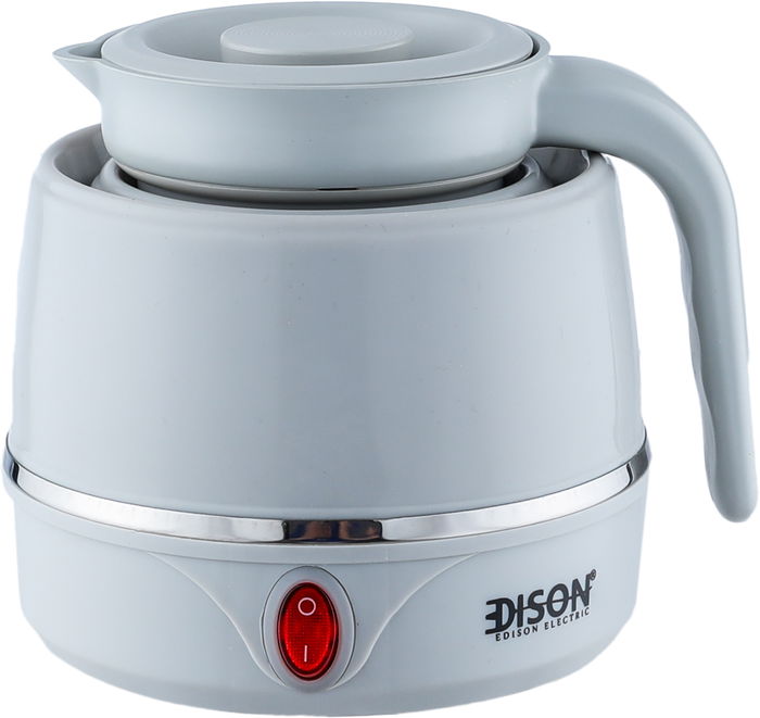 غلاية كهربائية سفاري إديسون، 500 مل، 550 واط، ZRY-070A/LG - رمادي فاتح product image 2