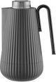 Glory Sumo Thermos, 1 liter, nickel handle, glass interior, push-button - dark gray glossy black product image 2