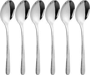 طقم ملاعق أكل ستانلس استيل السيف غاليري، 6 قطع - فضي product image